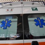 Un'ambulanza del 118