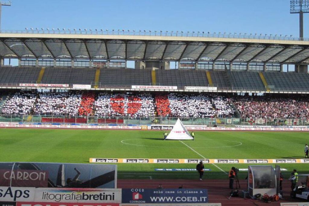 Lo stadio Euganeo di Padova